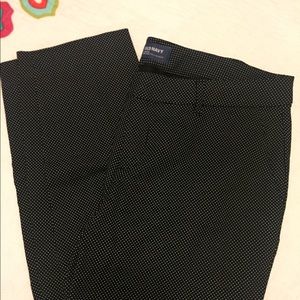 Navy and white polka dot Capris